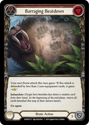 Barraging Beatdown (Red) [WTR017-R] (Welcome to Rathe) Alpha Print Rainbow Foil