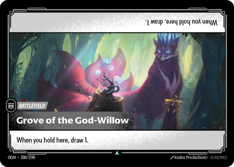 front of card Grove of the God-Willow [Origins] #280