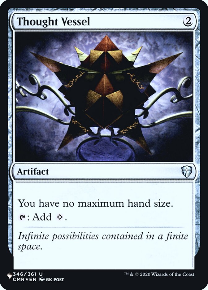 Thought Vessel (CMR) [Secret Lair: Heads I Win, Tails You Lose]