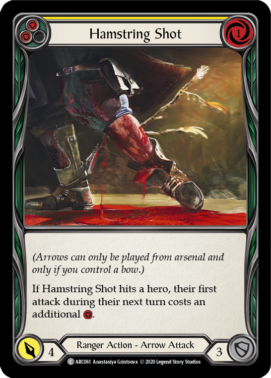 Hamstring Shot (Yellow) [U-ARC061] (Arcane Rising Unlimited) Unlimited Normal