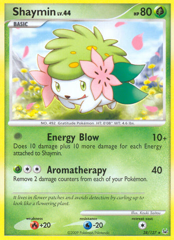Shaymin (38/127) (Platinum: Base Set) [Theme Deck Exclusive]
