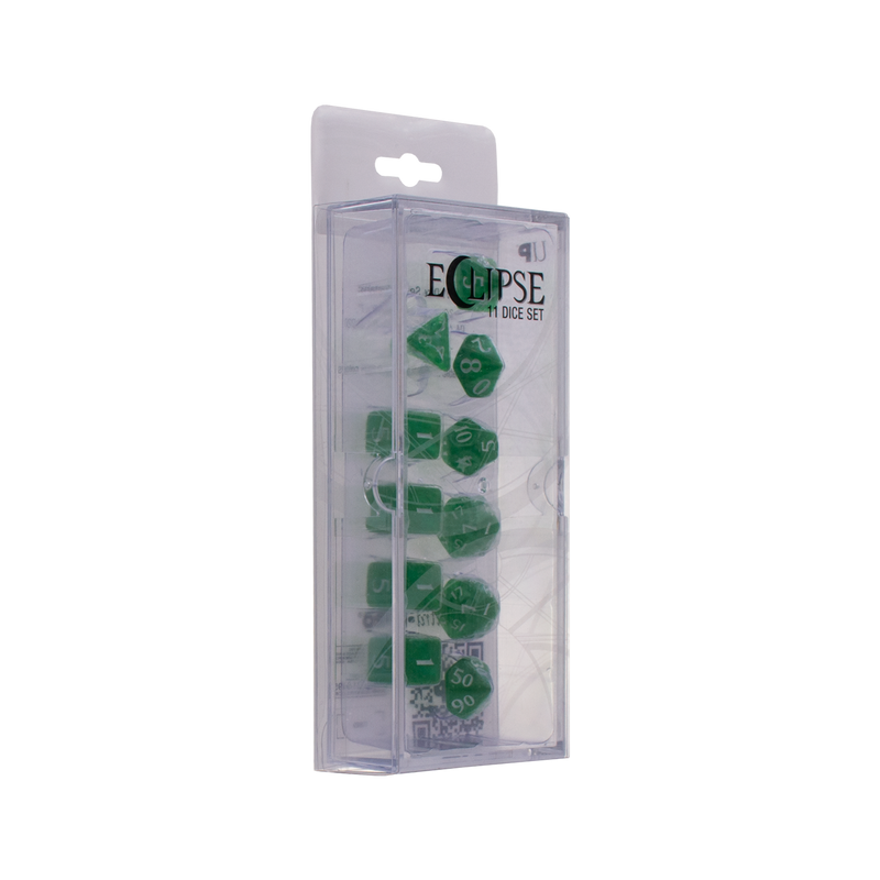 Ultra PRO: 11-Dice Set - Eclipse (Forest Green)