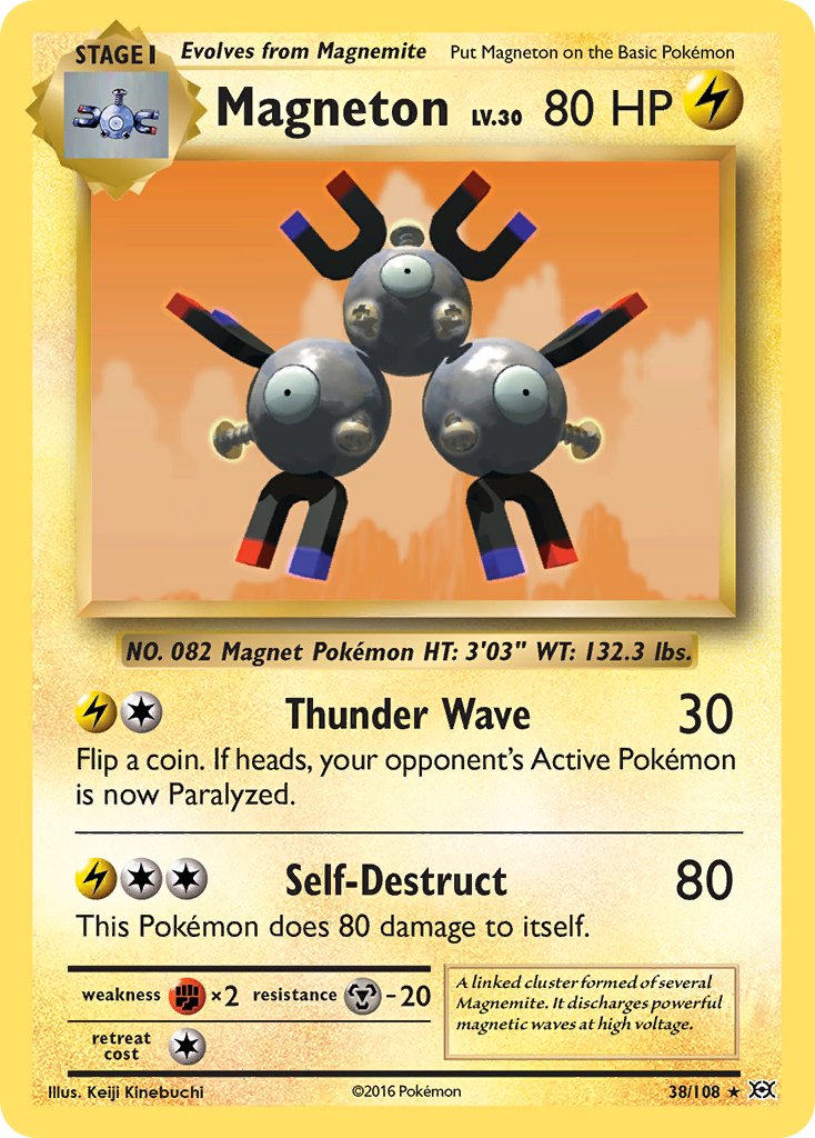 Magneton (38/108) (XY: Evolutions) [Theme Deck Exclusive]