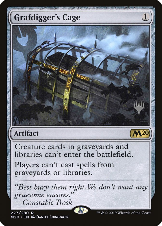 Grafdigger's Cage (Promo Pack) [Core Set 2020 Promo Pack]