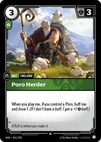 front of card Poro Herder [Origins] #061