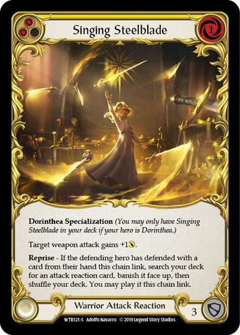 Singing Steelblade [WTR121-S] (Welcome to Rathe) Alpha Print Rainbow Foil