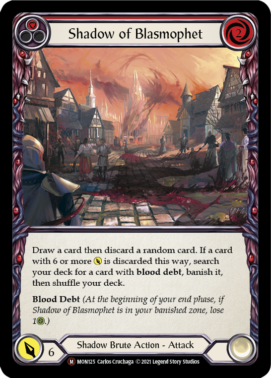 Shadow of Blasmophet [U-MON125-RF] (Monarch Unlimited) Unlimited Rainbow Foil