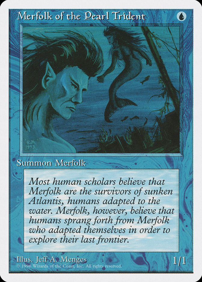 Merfolk of the Pearl Trident (4th Ed 1996 Dated) [Introductory Two-Player Set]