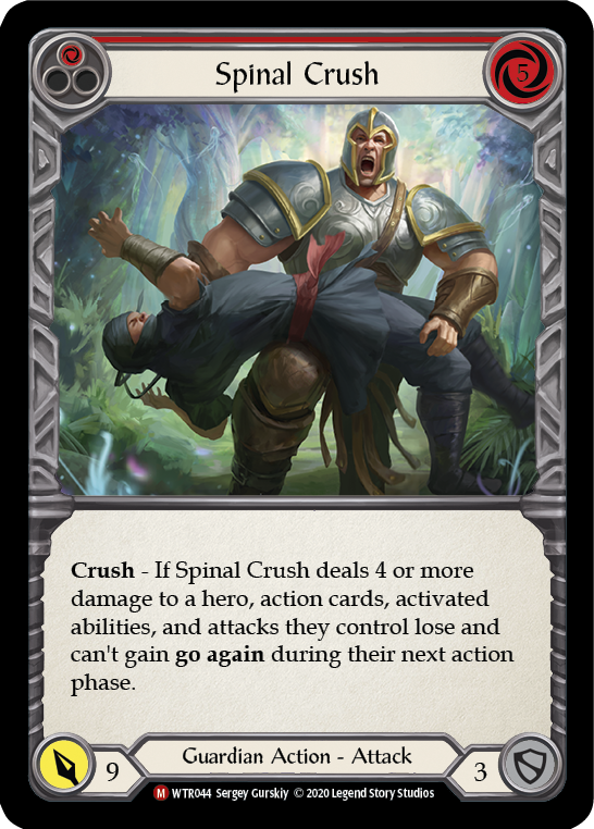 Spinal Crush [U-WTR044] (Welcome to Rathe Unlimited) Unlimited Rainbow Foil