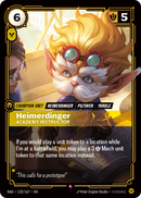 front of card Heimerdinger, Academy Instructor [Radiance] 132/167