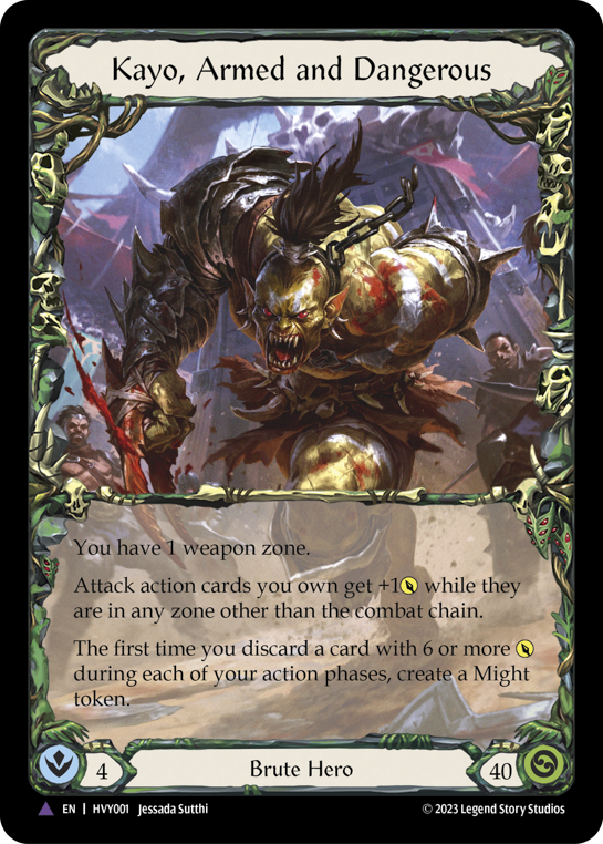 Kayo, Armed and Dangerous (Marvel) [HVY001] (Heavy Hitters) Cold Foil