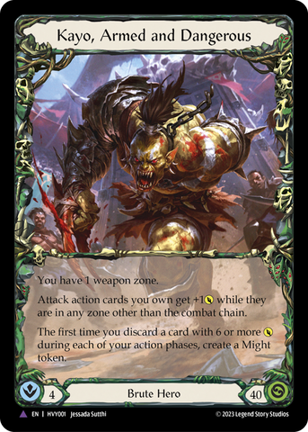 Kayo, Armed and Dangerous (Marvel) [HVY001] (Heavy Hitters) Cold Foil