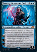 Tezzeret, Betrayer of Flesh (Promo Pack) [Kamigawa: Neon Dynasty Promo Pack]