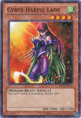 Cyber Harpie Lady [BATT-EN012] (Promo) Starfoil Rare