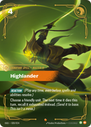 front of card Highlander [Origins: Proving Grounds]