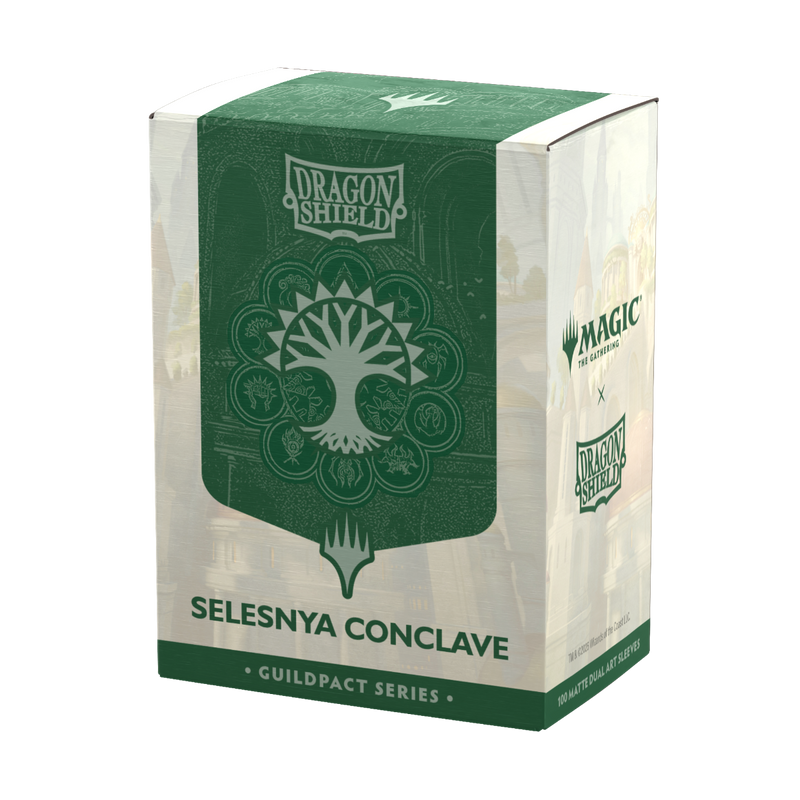 Dragon Shield: Standard 100ct Dual Matte Art Sleeves - Selesnya Conclave