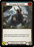 Barraging Brawnhide (Blue) [WTR178-C] (Welcome to Rathe) Alpha Print Rainbow Foil