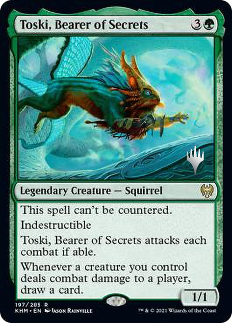 Toski, Bearer of Secrets (Promo Pack) [Kaldheim Promo Pack]