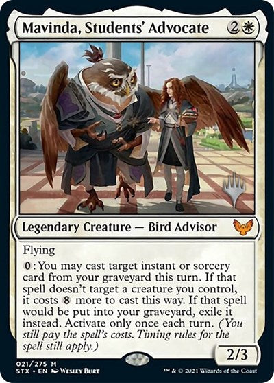 Mavinda, Students' Advocate (Promo Pack) [Strixhaven: School of Mages Promo Pack]