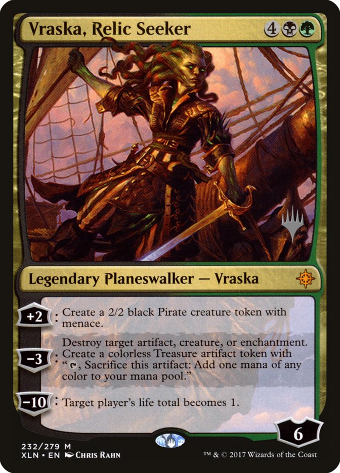 Vraska, Relic Seeker (Promo Pack) [Ixalan Promo Pack]