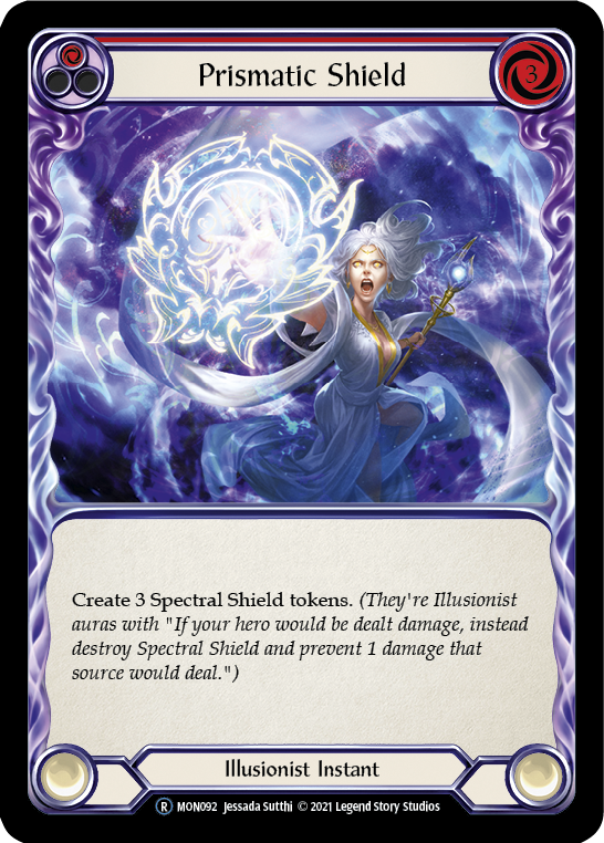 Prismatic Shield (Red) [U-MON092] (Monarch Unlimited) Unlimited Normal