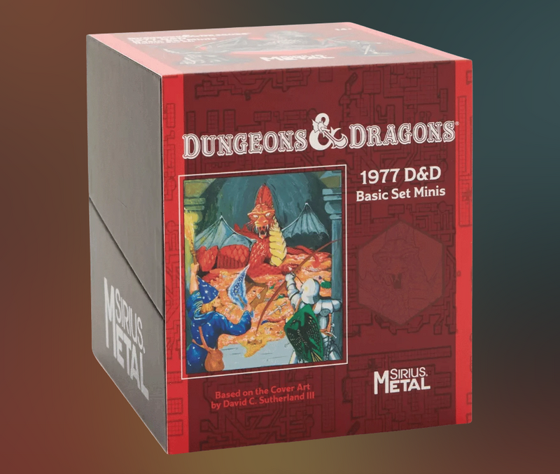 Dungeons & Dragons Sirius Metal Miniatures: 1977 D&D Basic Set Minis