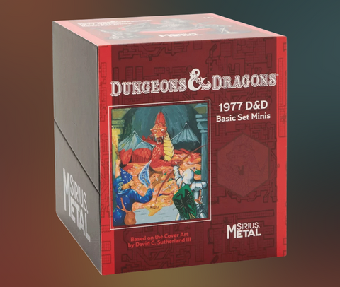 Dungeons & Dragons Sirius Metal Miniatures: 1977 D&D Basic Set Minis