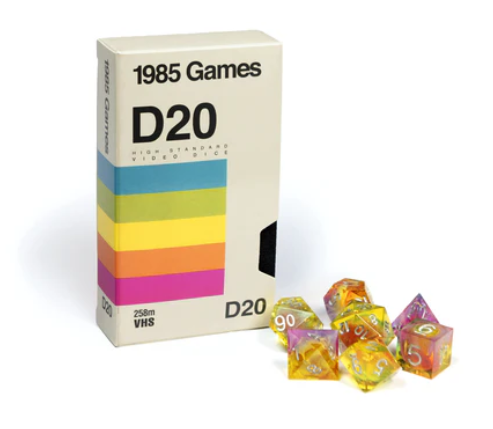 1985 Games - VHS Dice Set - Rainbow Bright