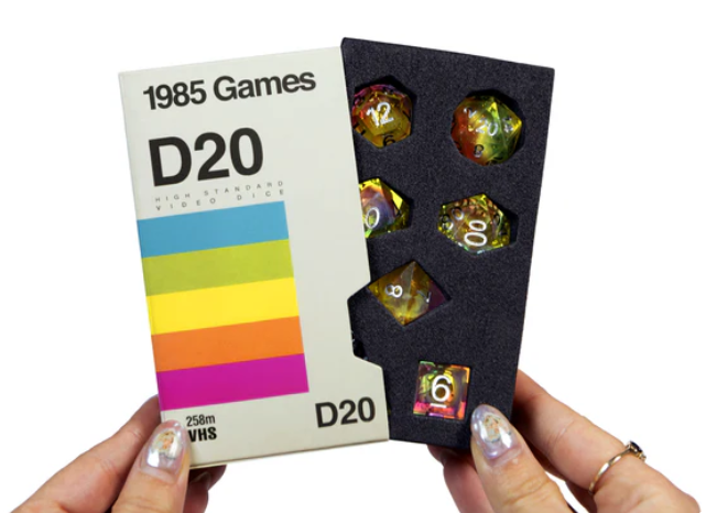 1985 Games - VHS Dice Set - Rainbow Bright