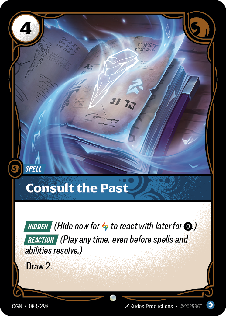 front of card Consult the Past [Origins]