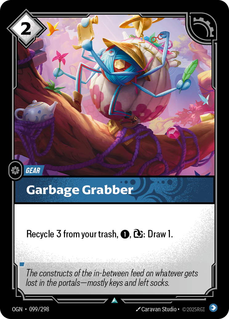 front of card Garbage Grabber [Origins]