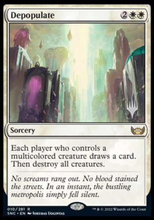 Depopulate (Promo Pack) [Streets of New Capenna Promo Pack]