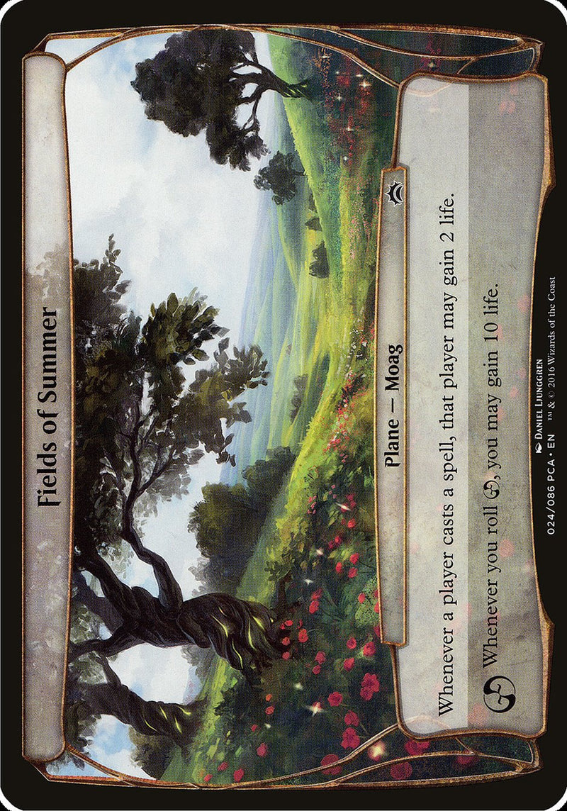 (Oversized Plane) Fields of Summer [Planechase Anthology Planes]