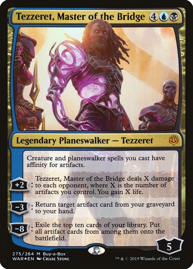 Tezzeret, Master of the Bridge (Buy-A-Box) [War of the Spark Promos]