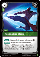 front of card Resonating Strike [Vendetta] 034/166