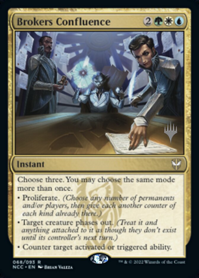 Brokers Confluence (Promo Pack) [Streets of New Capenna Commander Promo Pack]