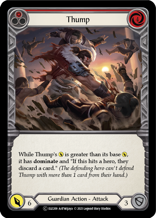 Thump (Red) [U-ELE209] (Tales of Aria Unlimited) Unlimited Normal
