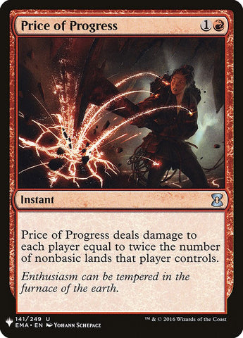 Price of Progress (EMA) [Mystery Booster]