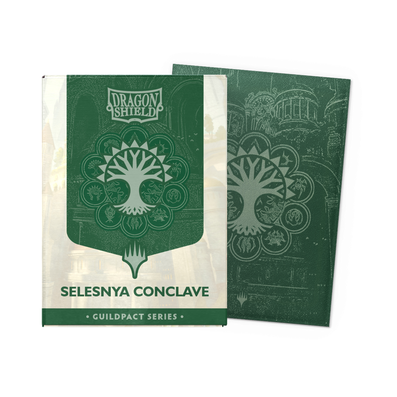 Dragon Shield: Standard 100ct Dual Matte Art Sleeves - Selesnya Conclave