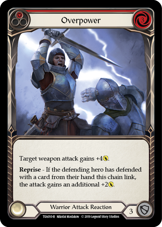 Overpower (Red) [TEA010-R] (Dorinthea Hero Deck) 1st Edition Normal