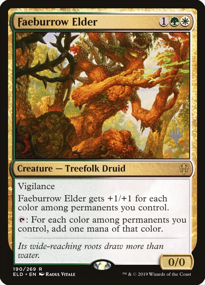 Faeburrow Elder (Promo Pack) [Throne of Eldraine Promo Pack]