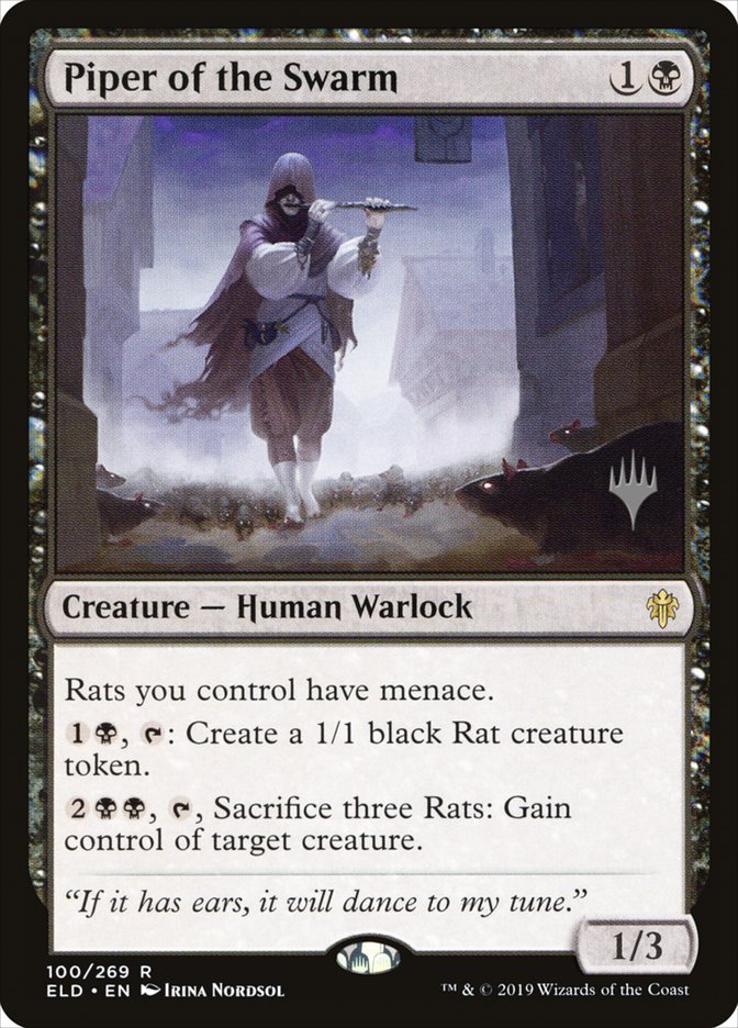 Piper of the Swarm (Promo Pack) [Throne of Eldraine Promo Pack]