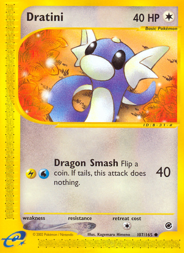 Dratini (107/165) [Expedition: E-Card Base Set]