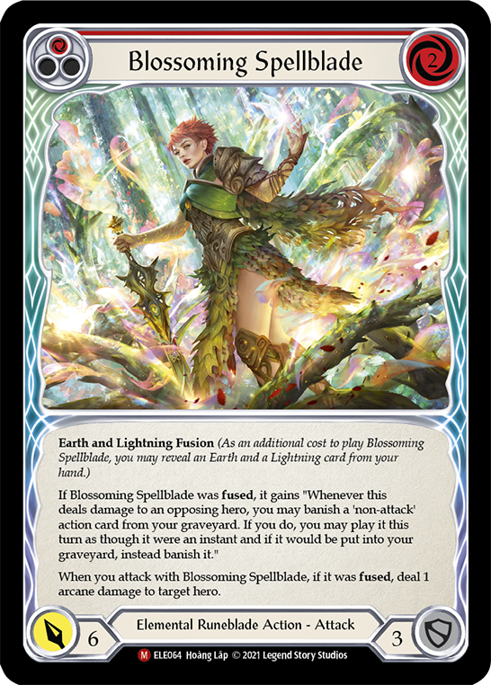 Blossoming Spellblade [ELE064] (Tales of Aria) 1st Edition Normal