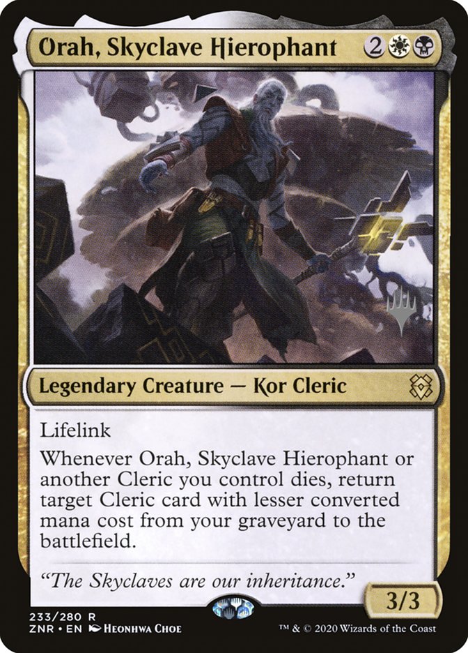 Orah, Skyclave Hierophant (Promo Pack) [Zendikar Rising Promo Pack]