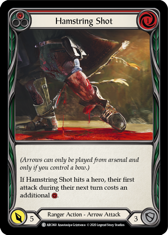 Hamstring Shot (Red) [U-ARC060] (Arcane Rising Unlimited) Unlimited Rainbow Foil