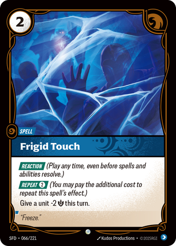 front of card Frigid Touch [Spiritforged] 066/221