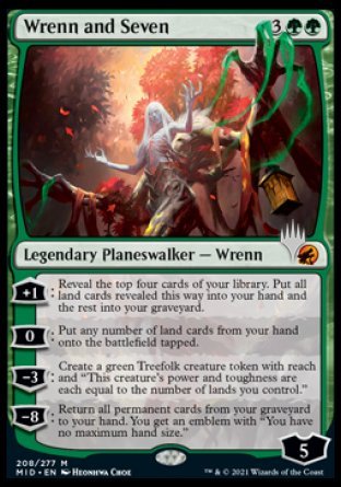 Wrenn and Seven (Promo Pack) [Innistrad: Midnight Hunt Promo Pack]