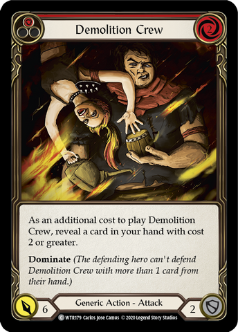 Demolition Crew (Red) [U-WTR179] (Welcome to Rathe Unlimited) Unlimited Normal