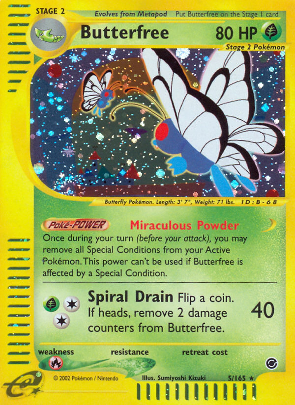 Butterfree (5/165) [Expedition: E-Card Base Set]